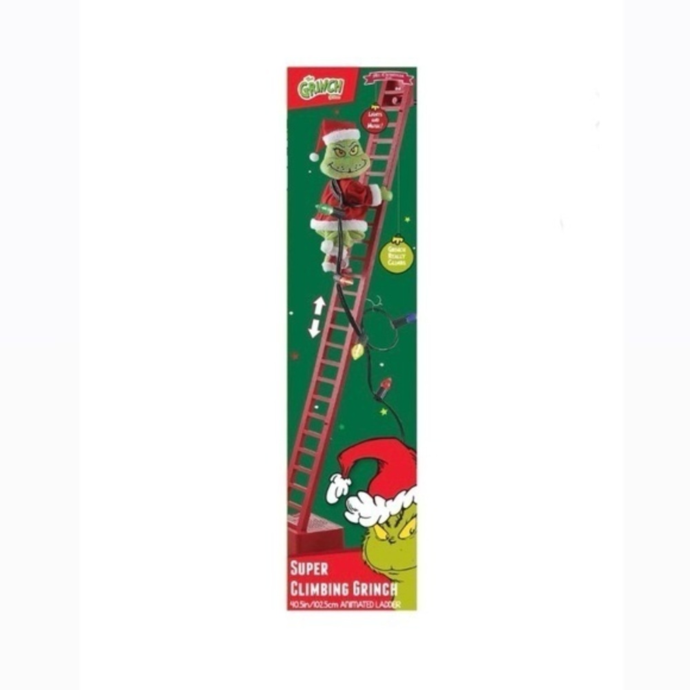 NIB. DR. SEUSS The Grinch 40” Animated Climber